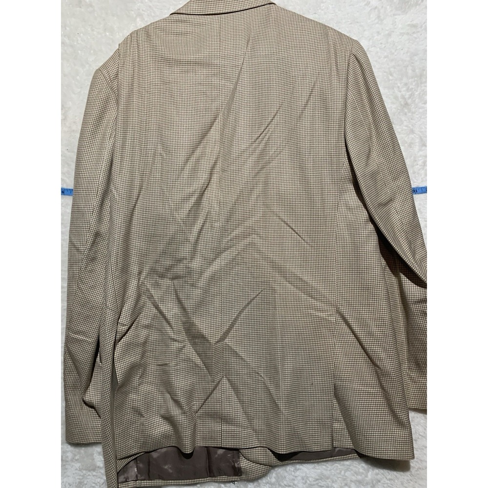 Jospeh Abboud Men's Tan Suit Jacket Size 48L - Picture 7 of 13